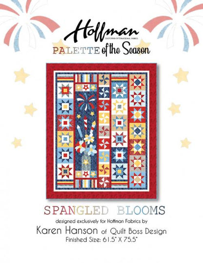 Spangled Blooms Quilt Kit