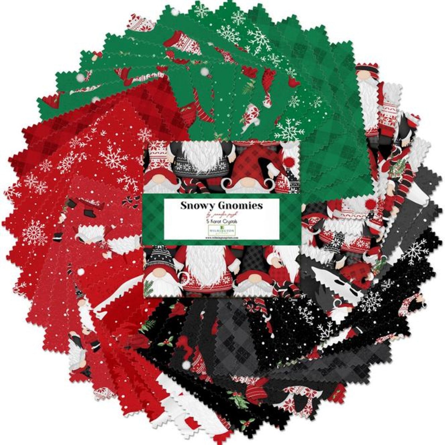Snowy Gnomies- 10" Square Pack