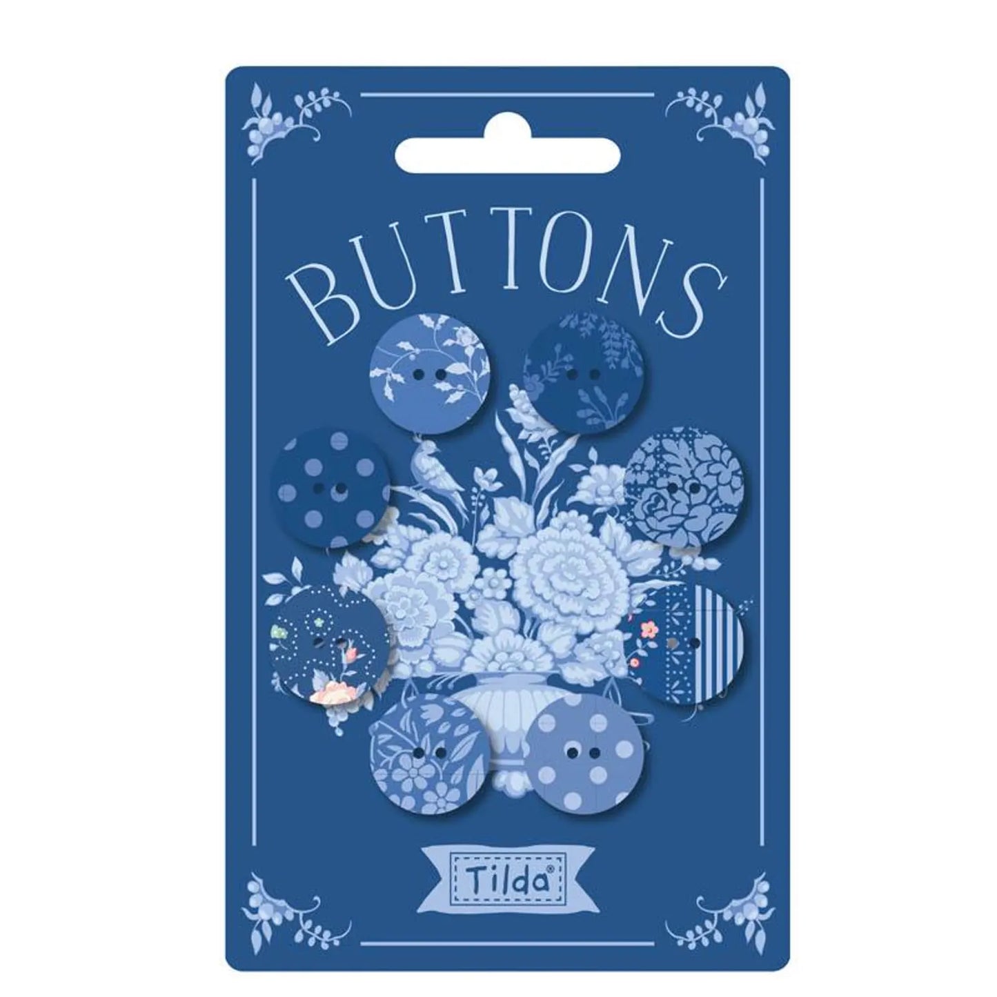 Something Blue Dark Blue Buttons