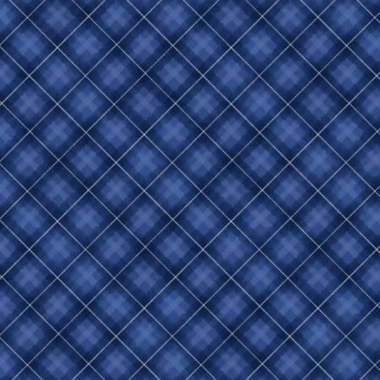 Plaid Dark Blue- Let It Snow-Man!