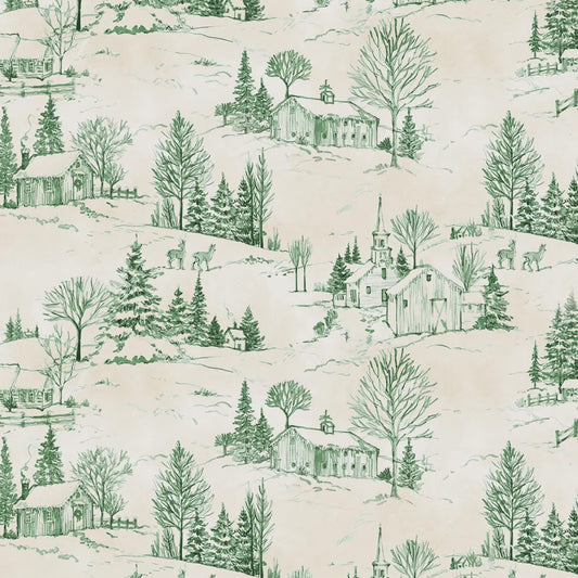 Scenic Toile Cream/Green- The Jolly North
