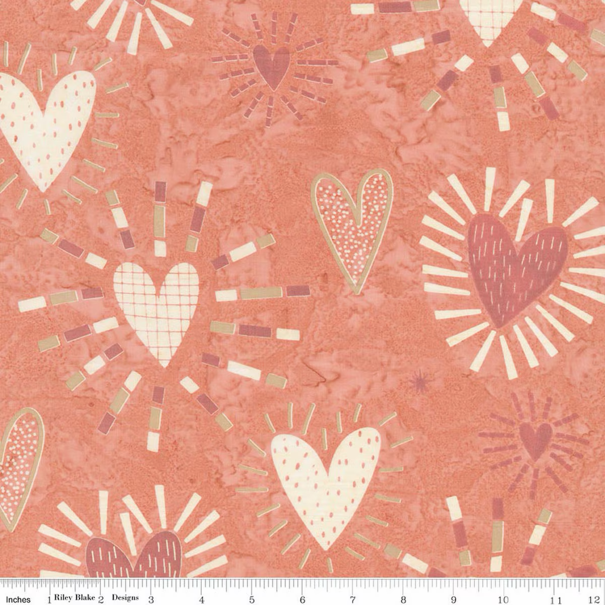 Whimsical Heart- Boho Batiks