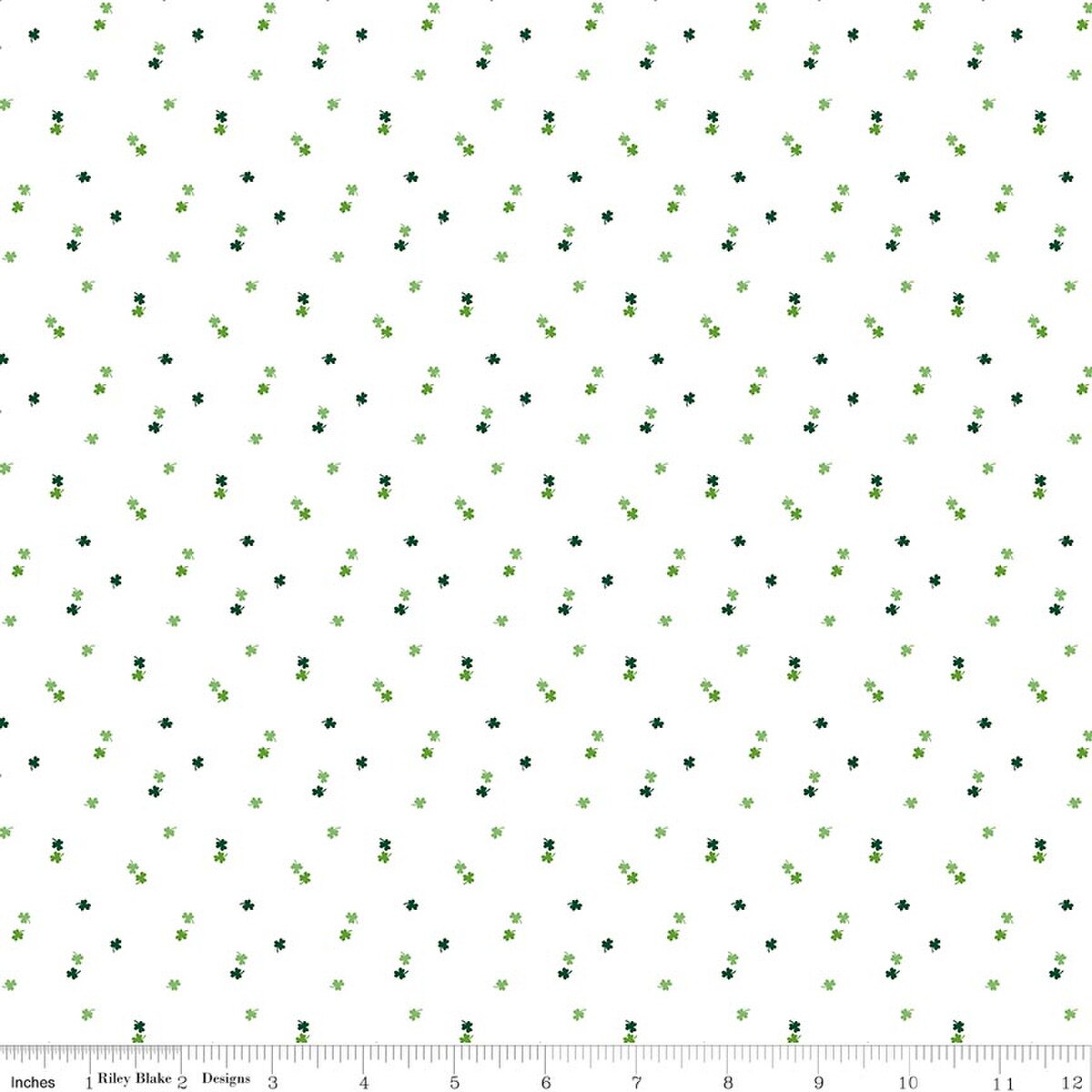Seasonal Basics Clovers White
