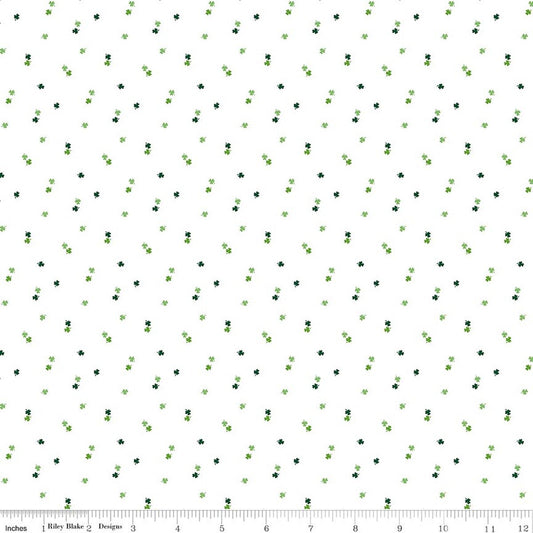 Seasonal Basics Clovers White
