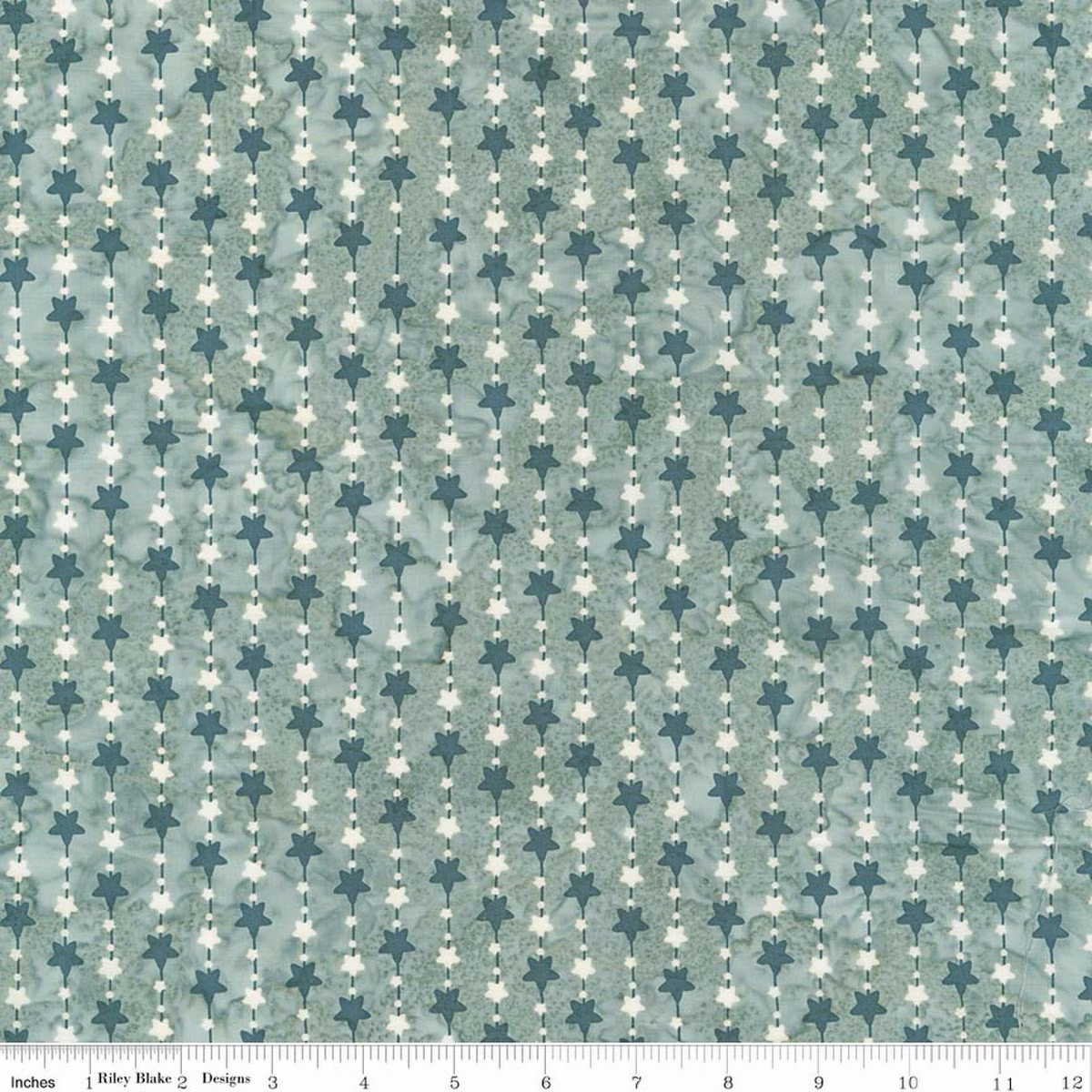 Whispery Sage Stars- Boho Batiks