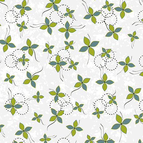 Pale Grey Floating Blossoms- Renewal of Hope