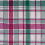 Chevron Plaid Eucalyptus Flannel