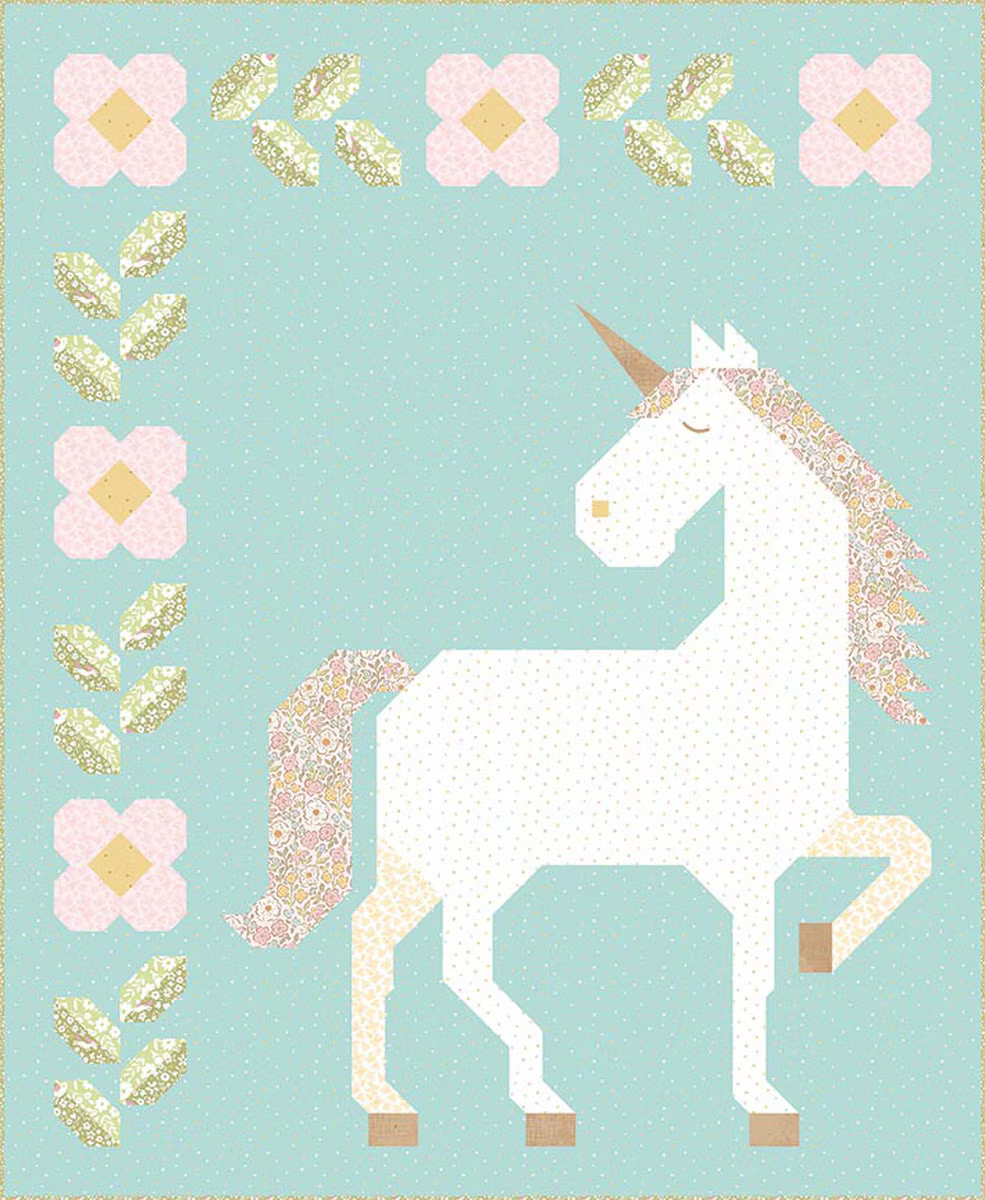 Unicorn Garden Quilt Kit