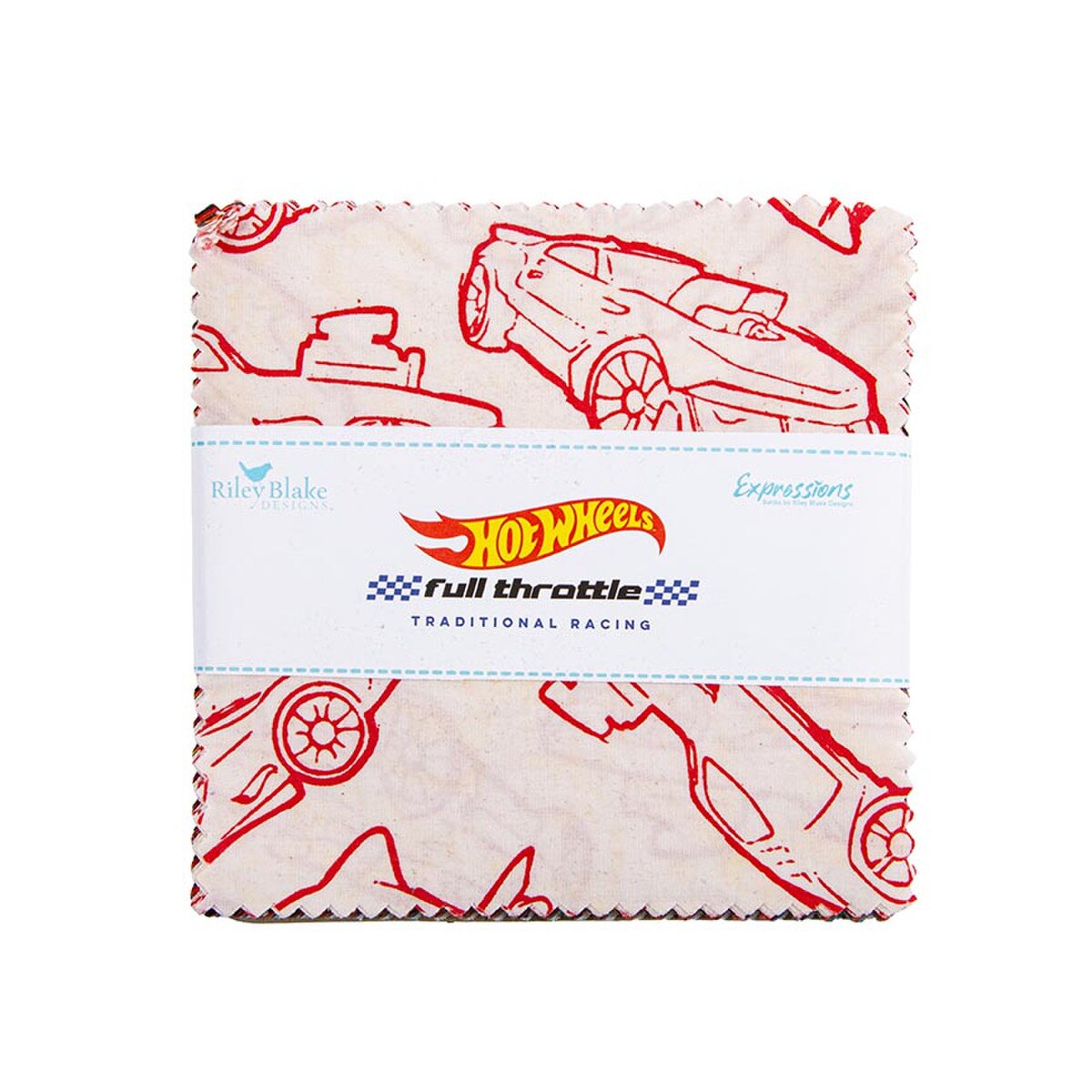 Hot Wheels Full Throttle Batik Charm Pack- Stacker C