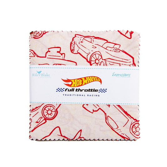 Hot Wheels Full Throttle Batik Charm Pack- Stacker C
