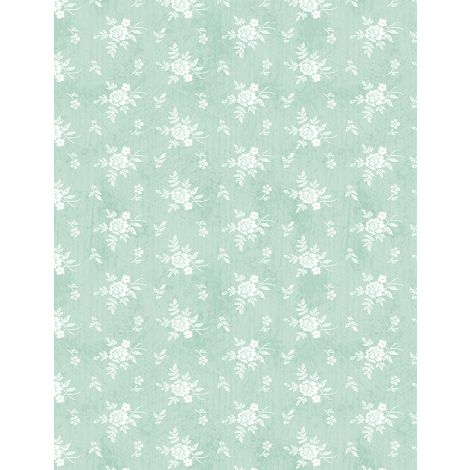 Ditsy Teal- Friendly Farmstead