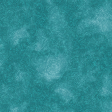 Serene Swirls Teal 108" Flannel- Solstice Flannel