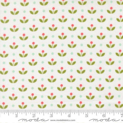 Mayfair Ditsy White- Bloomsberry