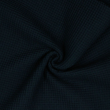 Cotton Waffle Black