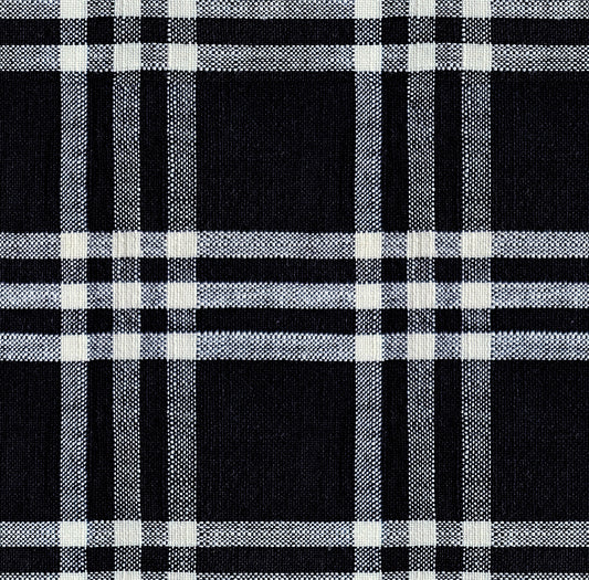 Black Plaid Warp Weft Mystic Fable