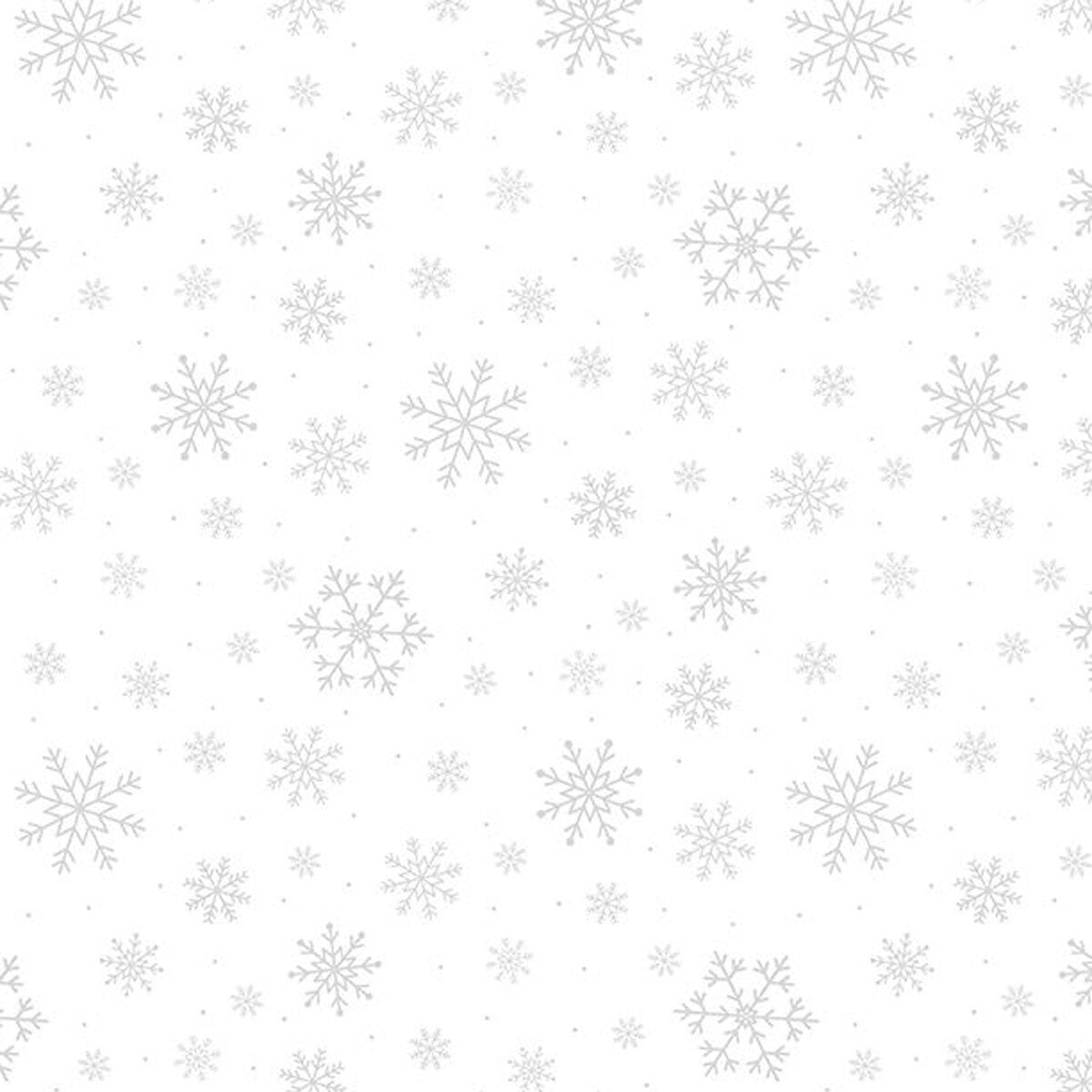 Snowflakes White on White