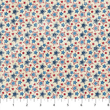 Multi Star Toss Cream- American Heartland