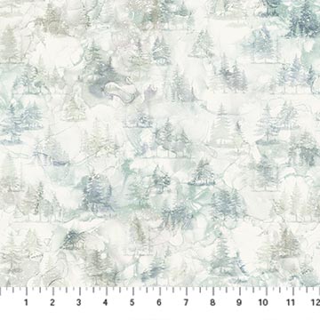 Mini Trees Off White/Blue- Altitude