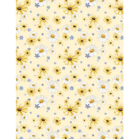 Daisies All Over Yellow-Friendly Farmstead