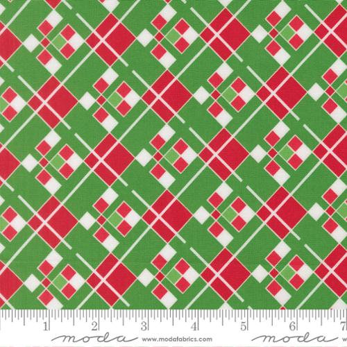 Evergreen Vintage Plaid- Snow Time