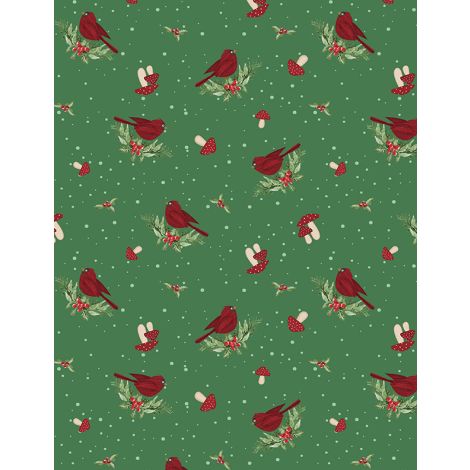 Cardinals Green- Snowy Gnomies