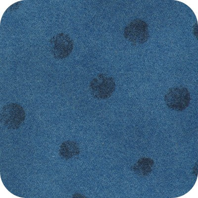 Ocean Polka Dot Flannel- Bundle Up