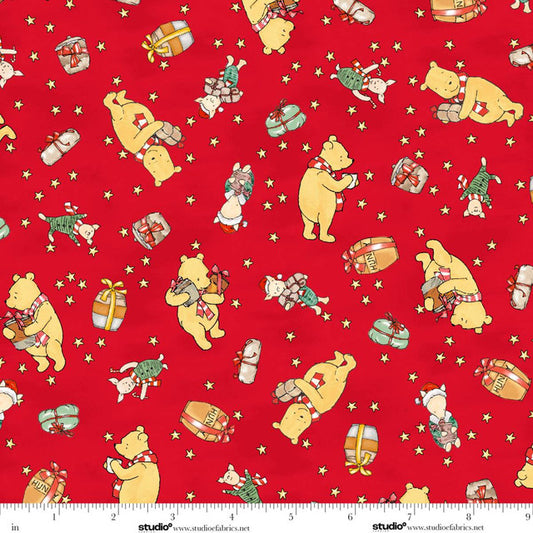 Red Bears and Bundles- Christmas at Pooh Corner