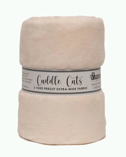 3 Yard Cuddle 110" Cut- Ivory