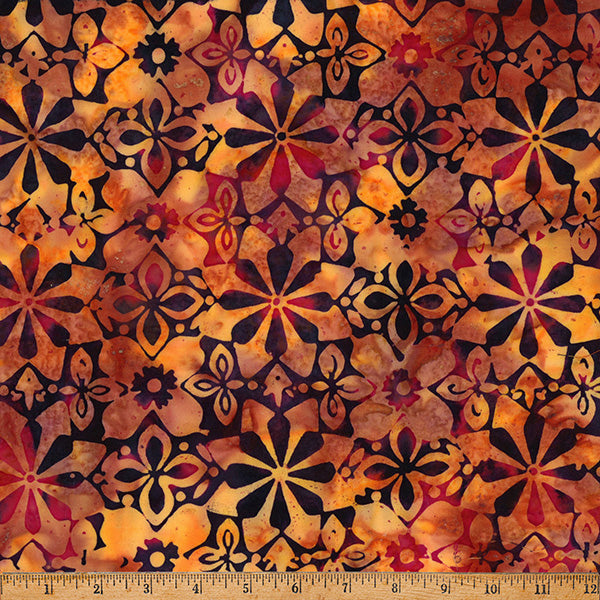 Ember Glow- Halloween Batik