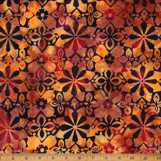 Ember Glow- Halloween Batik
