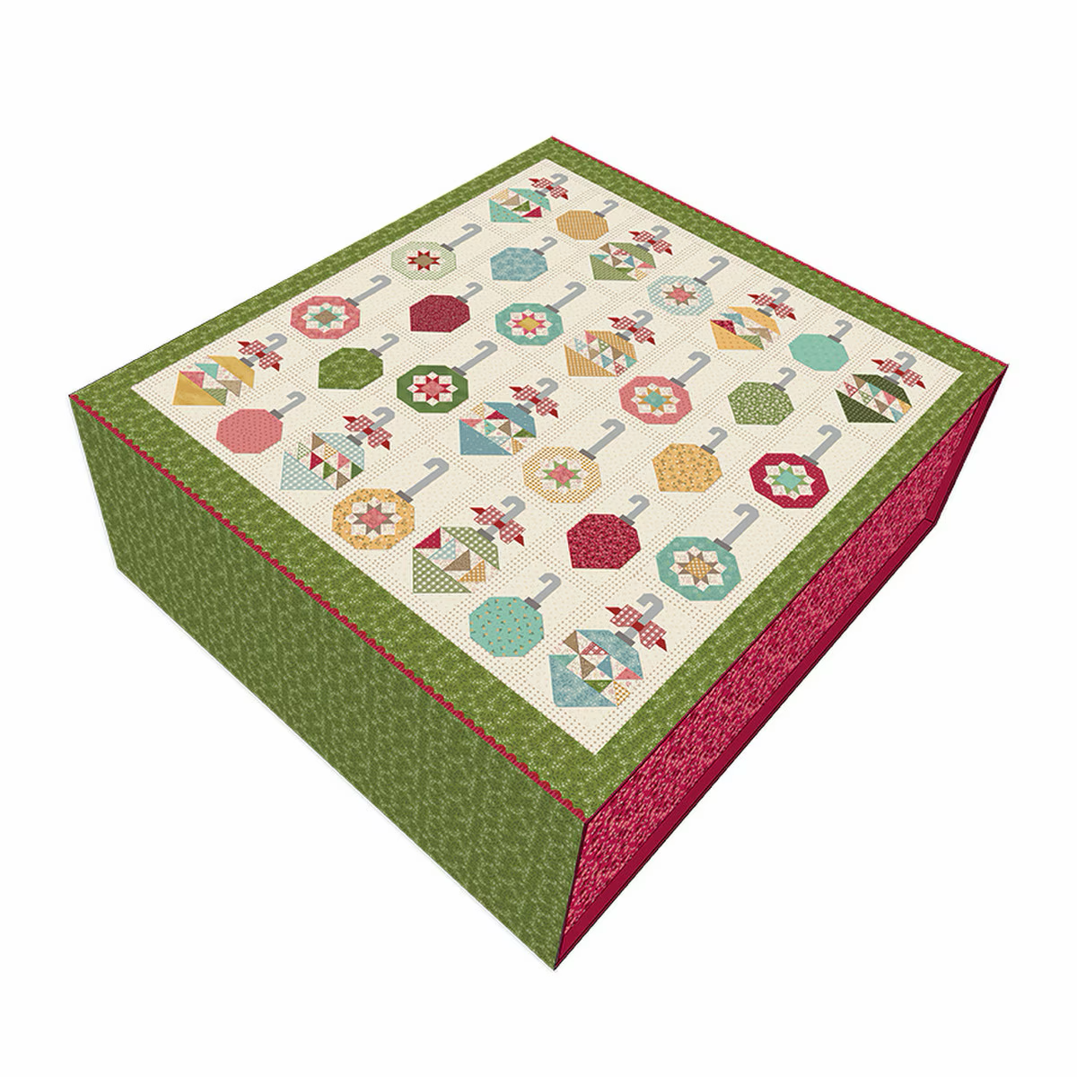 Decorating the Tree Fabric Only Quilt Kit- ME