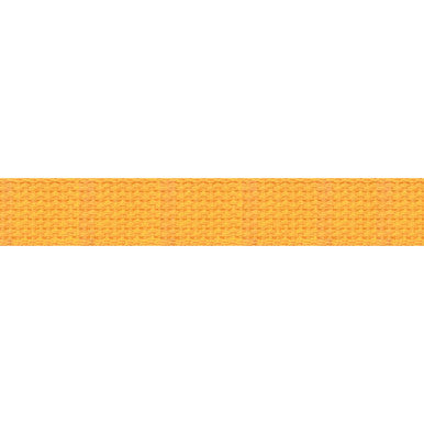 Cotton Webbing- 1"- Flag Gold