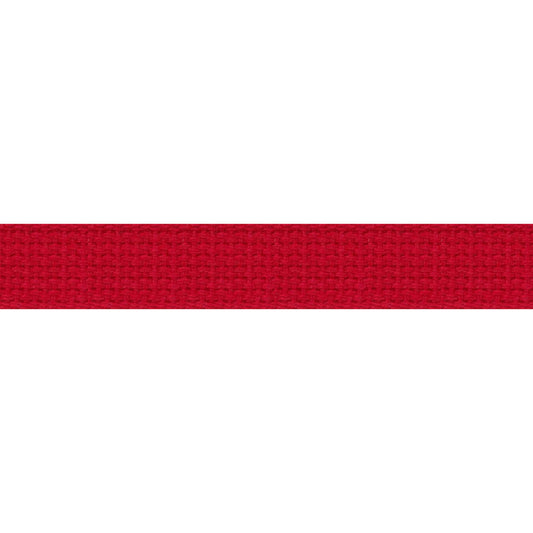 Cotton Webbing- 1"- Red
