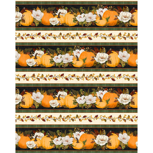 Oh My Gourd Border Stripe