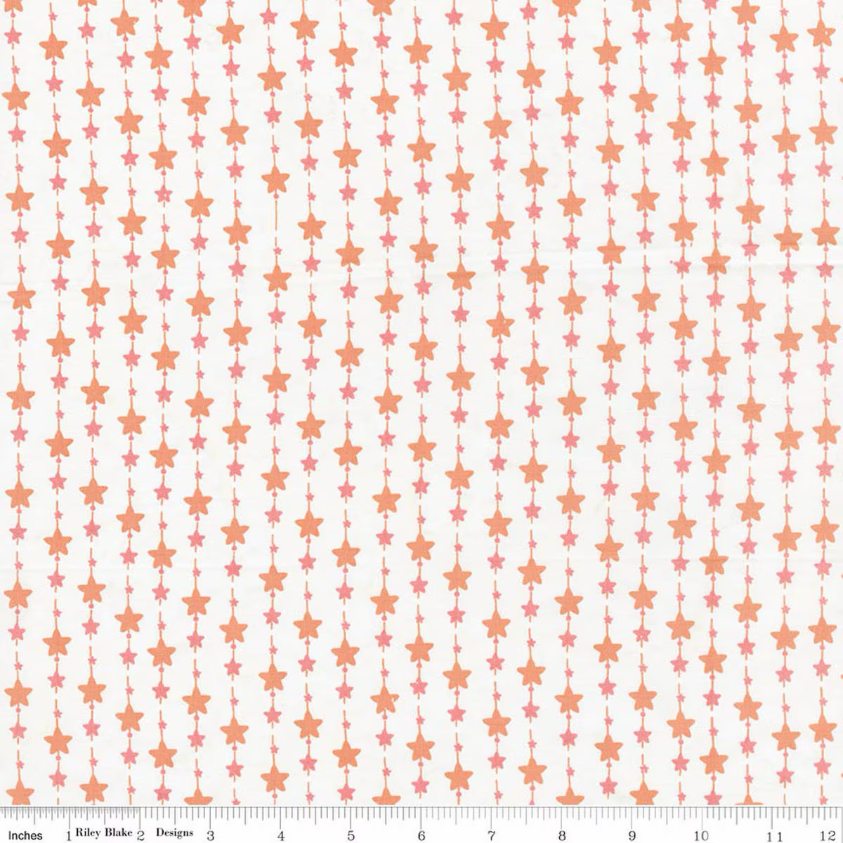 Ghost White Star Stripe- Boho Batiks