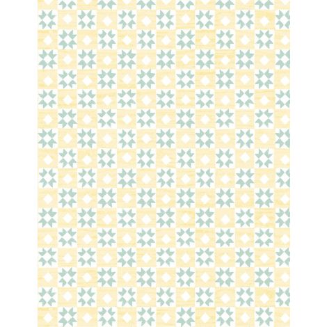 Checkerboard Yellow- Friendly Farmstead