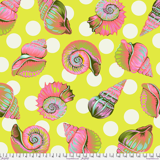 Big Shelly- Seagrass Backing Fabric- Floral Reef
