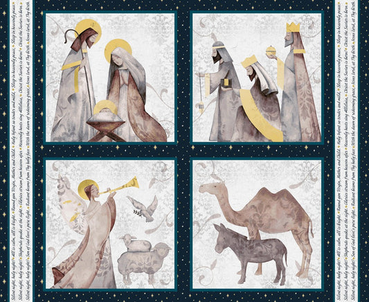 Pillow Block Panel- Silent Night