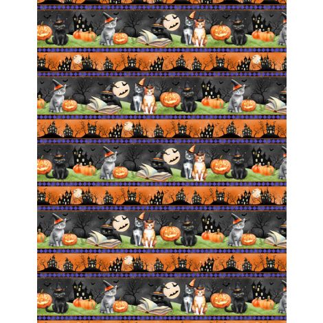 Spooky Tails Border Stripe