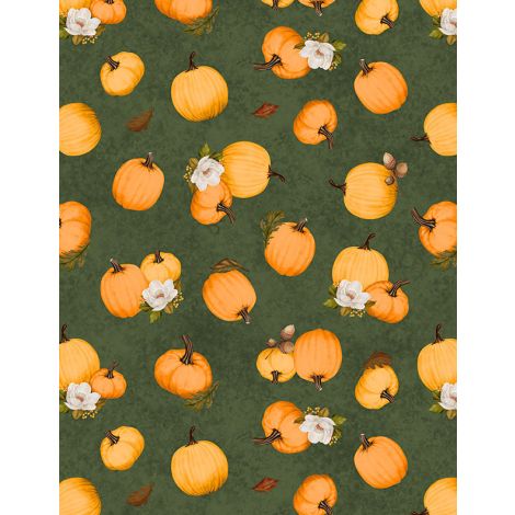 Tossed Pumpkins Green- Oh My Gourd!