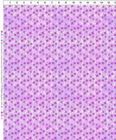 Small Floral Purple- Counterpoint 2