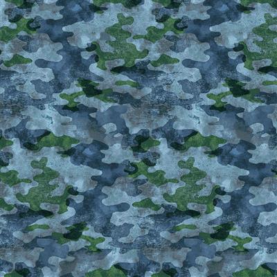 Camo Blue Flannel- Great Outdoors
