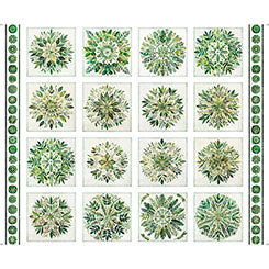 Botanical Picture Patches White Panel- Sylvan Essence