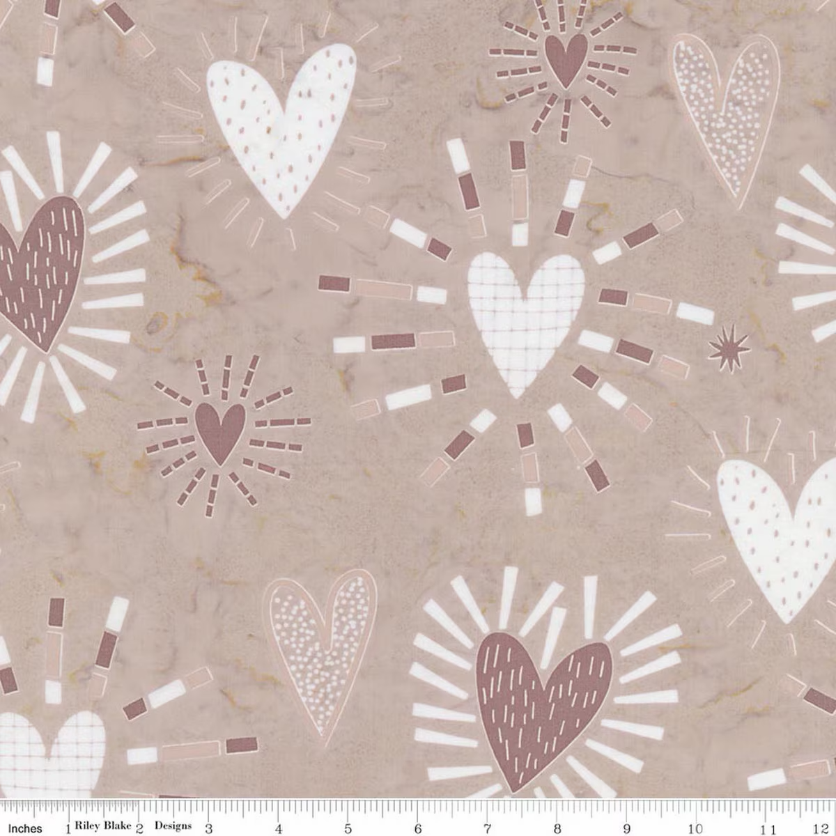 Moscato Hearts- Boho Batiks