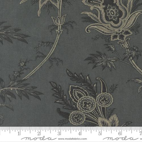 Linen Dusk Plume Florals Mochi- Breathtaking Blues