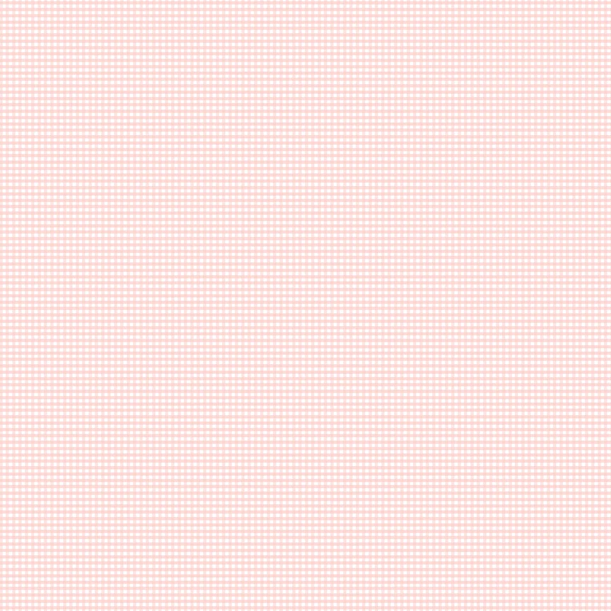 Micro Gingham Peony Flannel