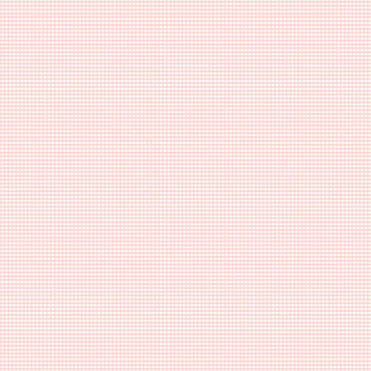 Micro Gingham Peony Flannel