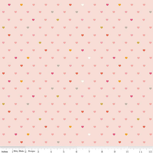 Meadow Serendipity 2 Heart Blush Flannel