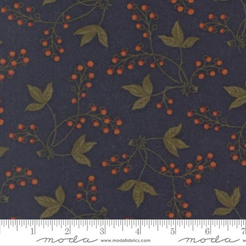 Indigo Autumn Day Florals- Flannel Season