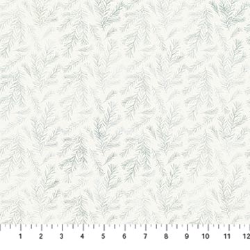 Pine Branches Off White/Blue- Altitude
